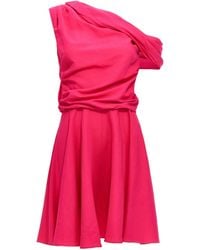 Rochas - Draping Neckline Dress - Lyst