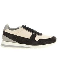 Brunello Cucinelli - Sneaker Suede Pelle - Lyst