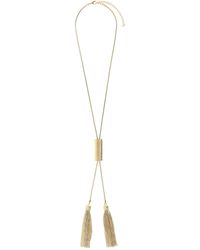 Balmain - 'snake' Necklace With Tassels - Lyst