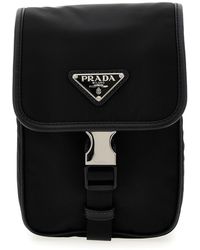 Prada - Re-Nylon Logo Crossbody Bag - Lyst