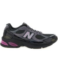 New Balance - Sneaker With Contrasting Inserts - Lyst