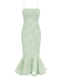 ROTATE BIRGER CHRISTENSEN - 'flower Mesh Flounce' Dress - Lyst
