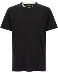 Dolce & Gabbana - Double-layer Collar T-shirt - Lyst