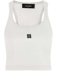 DSquared² - 'd2 Upside Down' Tank Top - Lyst