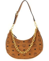MCM - 'Aren Crescent Hobo' Shoulder Bag - Lyst