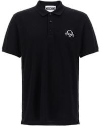 Moschino - Logo Embroidery Polo Shirt - Lyst