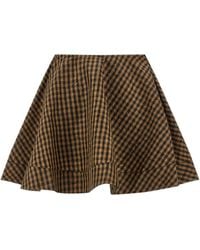 Ganni - 'crinckled Taffetà' Skirt - Lyst