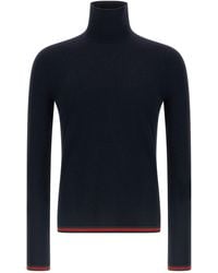 Gucci - Sweater 'Cashmere Turtleneck With Web Stripe' - Lyst
