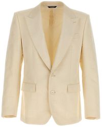 Dolce & Gabbana - 'dg Monogram' Single Breast Jacquard Blazer Jacket - Lyst