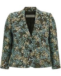Dries Van Noten - 'bamis' Floral Jacquard Blazer - Lyst