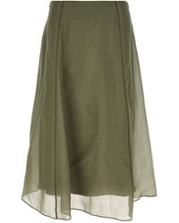 Brunello Cucinelli - 'Circle' Skirt - Lyst