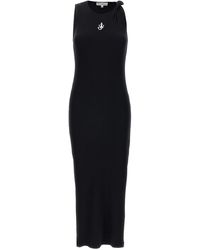 JW Anderson - Logo Ribbed Dress - Lyst