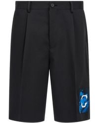 Undercover - Patch Bermuda Shorts - Lyst