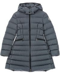 Moncler - Long Coat With Boudin Quilting - Lyst