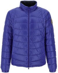 Moncler - Galeso Logo Patch Zip-Up Jacket - Lyst