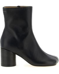 MM6 by Maison Margiela - Anatomic Ankle Bootie - Lyst