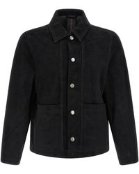 Giorgio Brato - Fiore Suede Jacket - Lyst