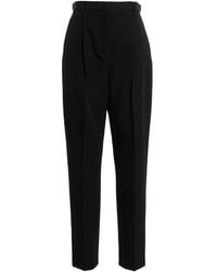 Tory Burch - Wool Twill Pants - Lyst