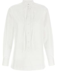 Gucci - Double G Embroidery Shirt - Lyst