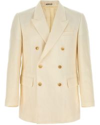 AURALEE - Double-breasted Blazer - Lyst