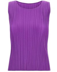 Pleats Please Issey Miyake - 'monthly Colors: August' Top - Lyst