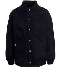 Khrisjoy - 'chore Quilted Stripes' Down Jacket - Lyst