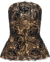 Elie Saab - Guipure Lace Corset - Lyst