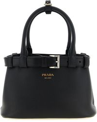 Prada - Borsa A Mano 'Buckle Small' - Lyst