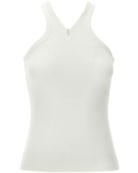 Courreges - Criss Cross Cotton Tank Top - Lyst