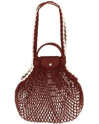 Longchamp - L Le Pliage Filet Umhängetasche - Lyst