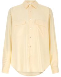 The Row - Silk Shirt With Flap Pockets - Lyst