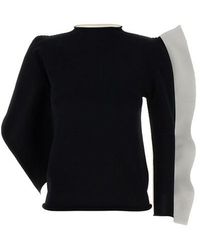 Issey Miyake - 'shaped Canvas' Sweater - Lyst