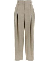 Fendi - Micro Check Trousers - Lyst