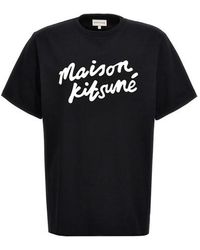 Maison Kitsuné - 'maison Kitsuné Handwriting' T-shirt - Lyst