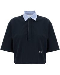 Stella McCartney - Polo Shirt 'Piquet Cropped' - Lyst