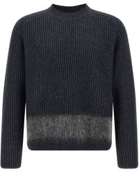 DSquared² - Carded Wool Insert Sweater - Lyst