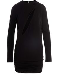Versace - One-Shoulder Cut-Out Midi Dress - Lyst