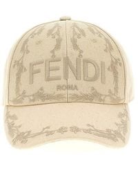 Fendi - ' Roma' Baseball Cap - Lyst