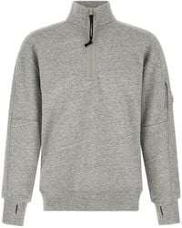 C.P. Company - 'diagonal Raised Fleece ' Sweatshirt And Lens Detail - Lyst