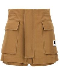 Sacai - X Carhartt Wip Shorts - Lyst