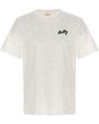 Bally - Logo Embroidery T-shirt - Lyst