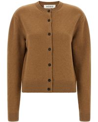 Rohe - Cashmere Mixed Crew Neck Cardigan - Lyst