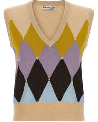 Ballantyne - 'new Diamond' Vest 'argyle' - Lyst