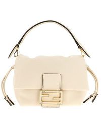 Fendi - Borsa A Mano 'Mamma Baguette' Piccola - Lyst