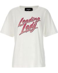 DSquared² - 'leading Lady' T-shirt - Lyst
