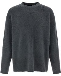 Roberto Collina - Shearling Cotton Sweater - Lyst
