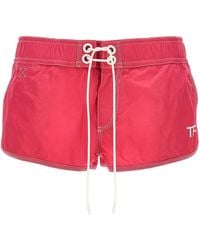 Tom Ford - Tech Nylon Shorts With Logo Print - Lyst