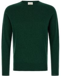 Ma'ry'ya - Crew-neck Sweater With Slits - Lyst