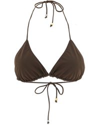 Jacquemus - 'Le Haut De Plage Triangle' Bikini Top - Lyst