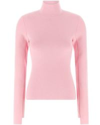 Courreges - Interlock Viscose Sweater - Lyst